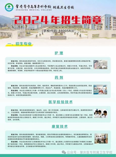 肇庆医学专科高等学校：培育卫生健康人才